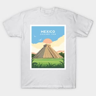 Mexico - Chichen Itza of Yucatan Peninsula T-Shirt